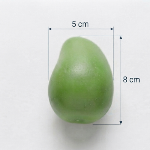 Gniotek Mango Zielone Crunchy Gumowy Antystresowy do Ściskania Rozciągania