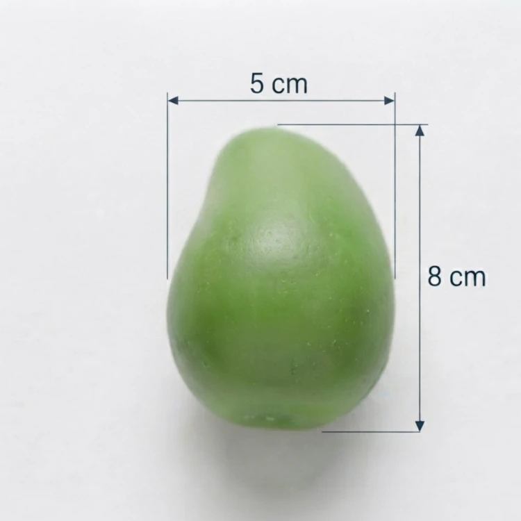 Gniotek Mango Zielone Crunchy Gumowy Antystresowy do Ściskania Rozciągania