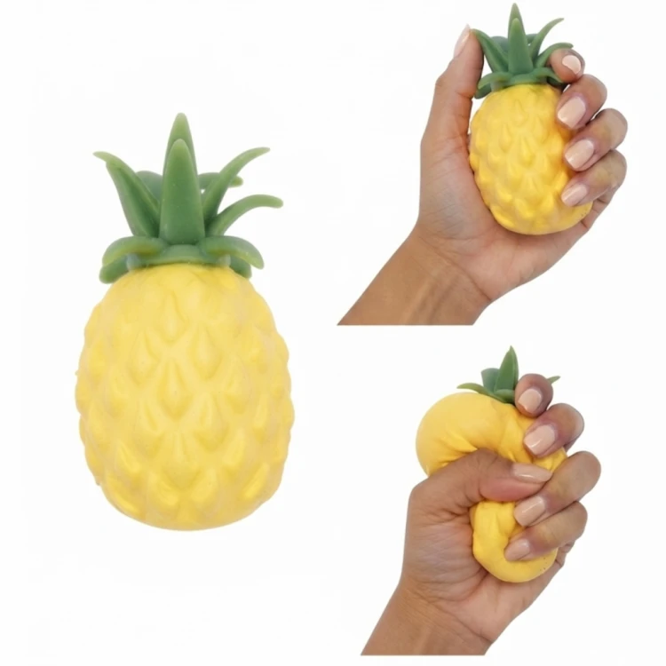 Gniotek Ananas Orbeez Żelowy Antystresowy Sensoryczny do Ściskania Dzieci