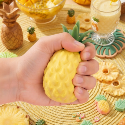 Gniotek Ananas Orbeez Żelowy Antystresowy Sensoryczny do Ściskania Dzieci