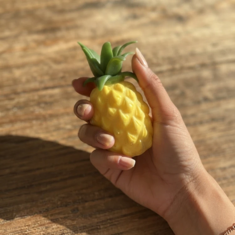 Gniotek Ananas Orbeez Żelowy Antystresowy Sensoryczny do Ściskania Dzieci