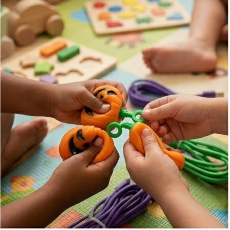 Gniotek Antystresowy Dynia Halloween Wazelinowa Squishy do Ściskania