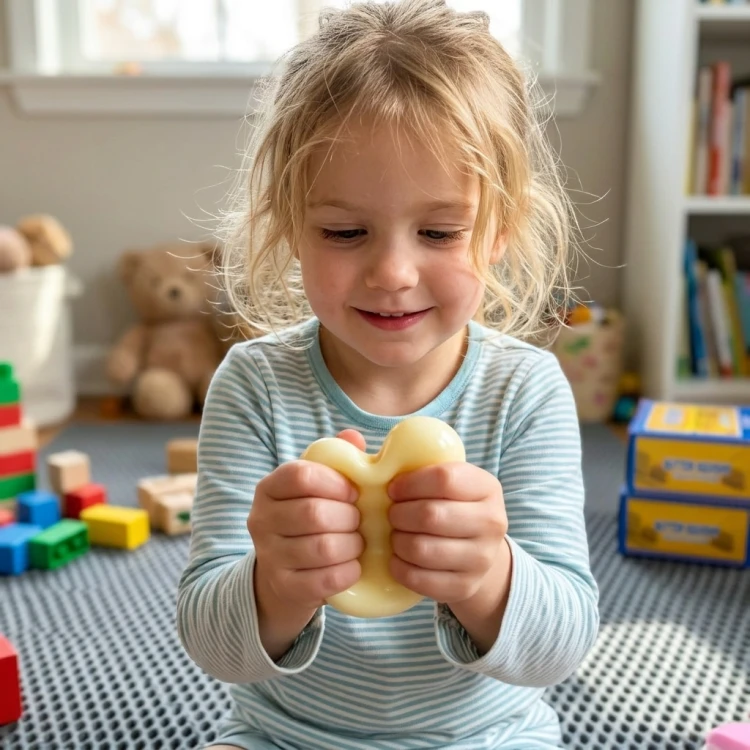 Gniotek Antystresowy Ser Trójkątny Wazelinowy Squishy do Ściskania Zabawka
