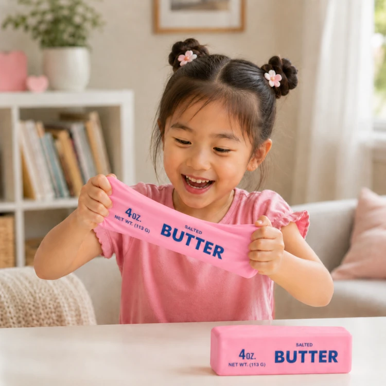 Gniotek Masło Butter Squishy Pachnący Antystresowy do Ściskania Zabawka