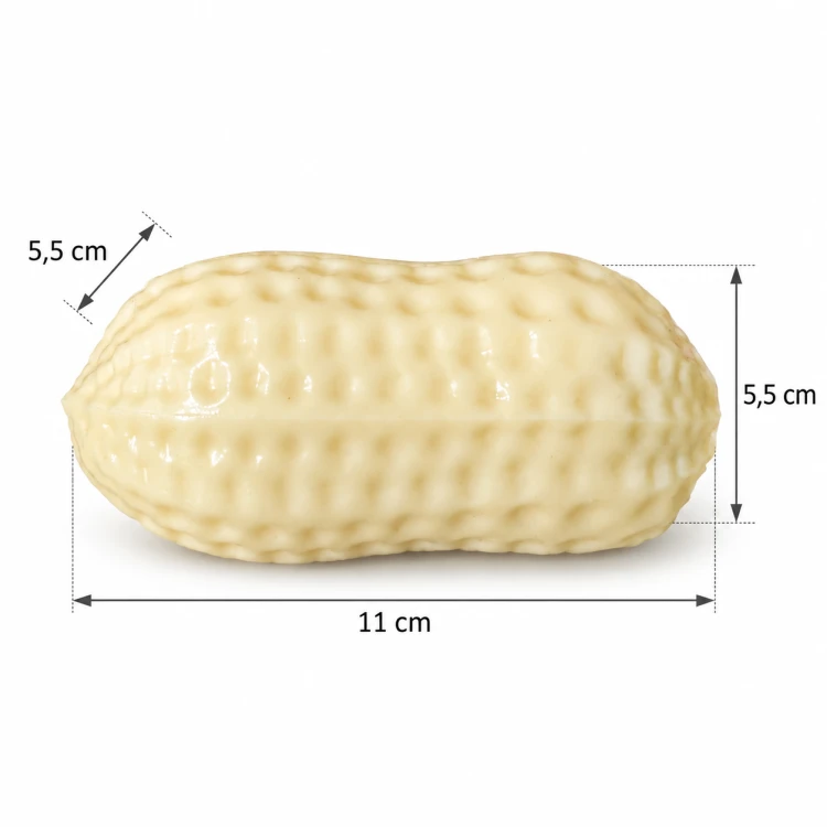 Gniotek Antystresowy Orzeszek Fistaszek Crunchy Squishy do Ściskania 11 cm