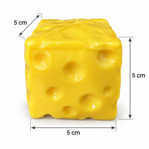Gniotek Antystresowy Ser Crunchy Pachnący Squishy 5x5 cm do Ściskania ASMR