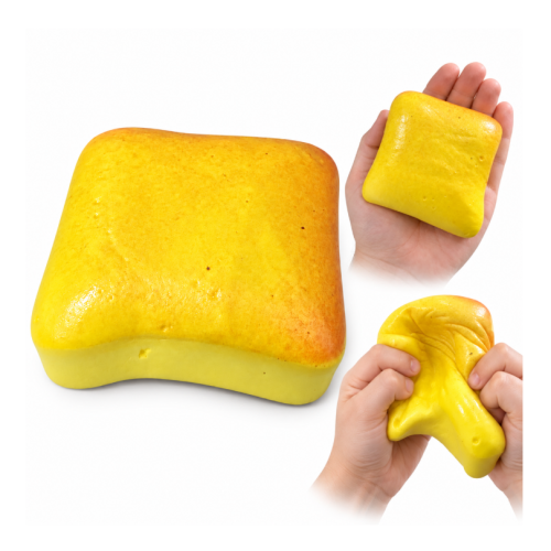 Gniotek Antystresowy Tost Pachnący Piankowy Squishy 11 cm do Ściskania ASMR