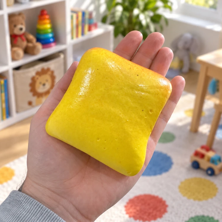Gniotek Antystresowy Tost Pachnący Piankowy Squishy 11 cm do Ściskania ASMR