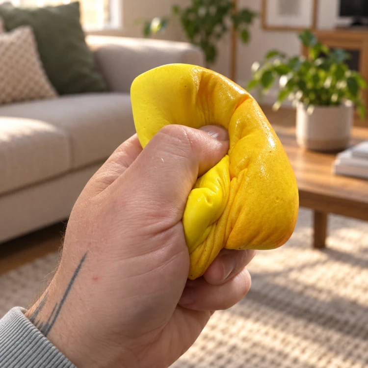 Gniotek Antystresowy Tost Pachnący Piankowy Squishy 11 cm do Ściskania ASMR