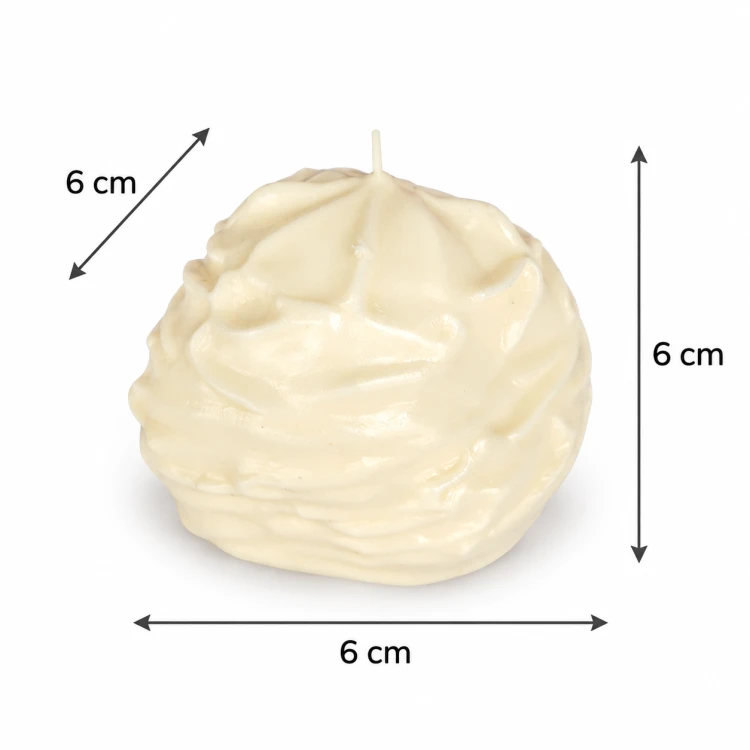 Gniotek Antystresowy Beza Wazelinowa Squishy Sensoryczna 6 cm do Ściskania