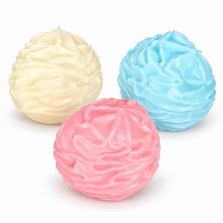 Gniotek Antystresowy Beza Wazelinowa Squishy Sensoryczna 6 cm do Ściskania