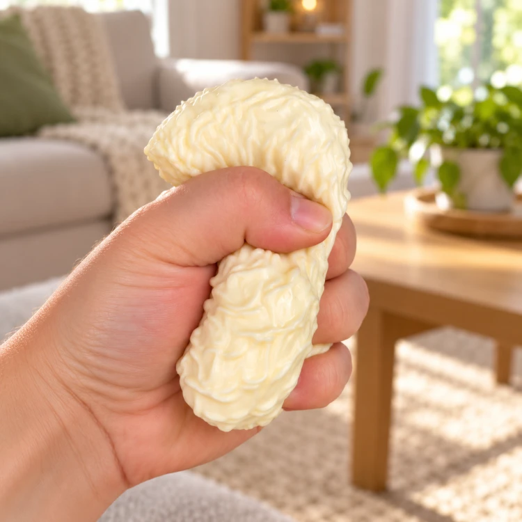 Gniotek Antystresowy Makaron Noodle Crunchy Squishy 8 cm do Ściskania