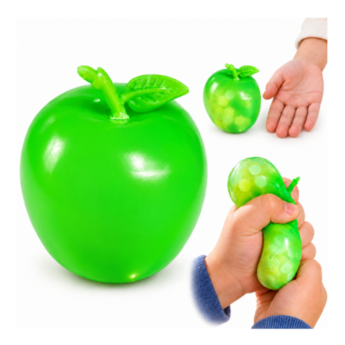 Gniotek Antystresowy Jabłko Crunchy Squishy Sensoryczny 6 cm do Ściskania