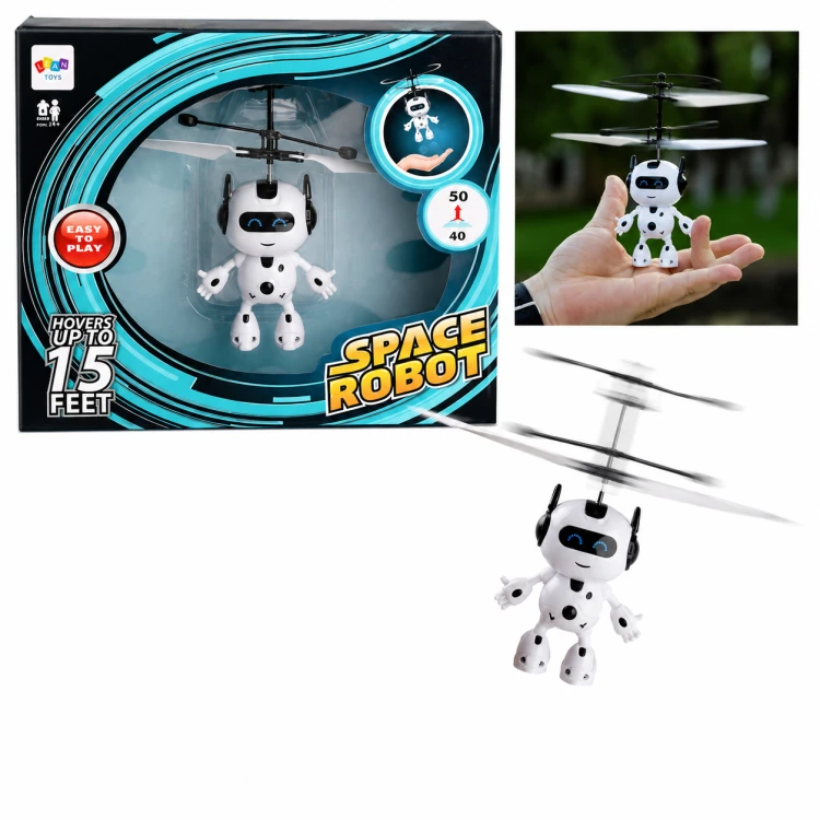 Latający robot dron RC sterowany dłonią USB światło prezent Dzień Chłopaka