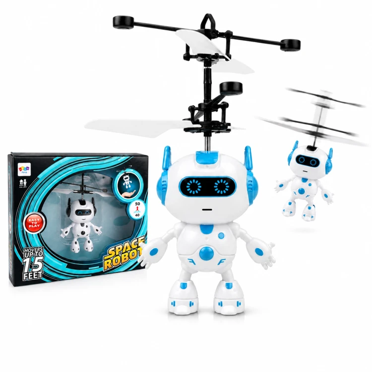 Latający robot dron RC sterowany dłonią USB światło prezent Dzień Chłopaka