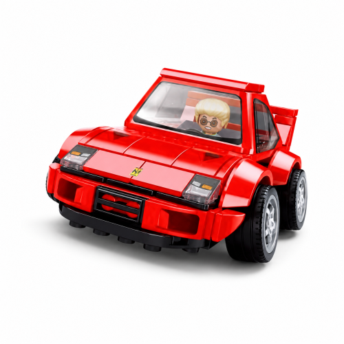 Klocki Sluban Car Club Czerwony Samochód Wyścigowy 166 el Dzień Chłopaka