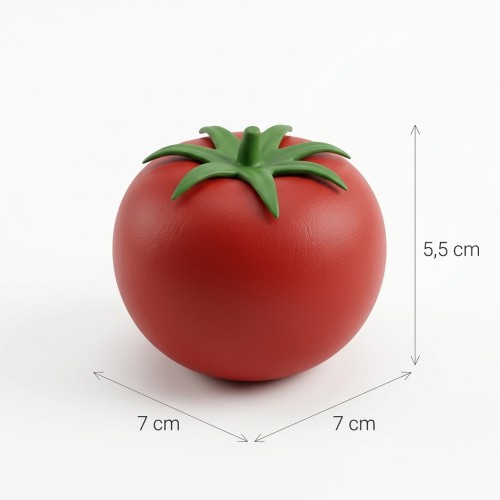 Gniotek Antystresowy Pomidor Crunchy Squishy 7 cm Prezent na Dzień Chłopaka