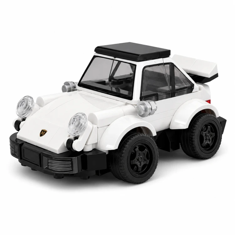 Klocki Sluban Car Club Biały Samochód Wyścigowy 169 el Na Dzień Chłopaka