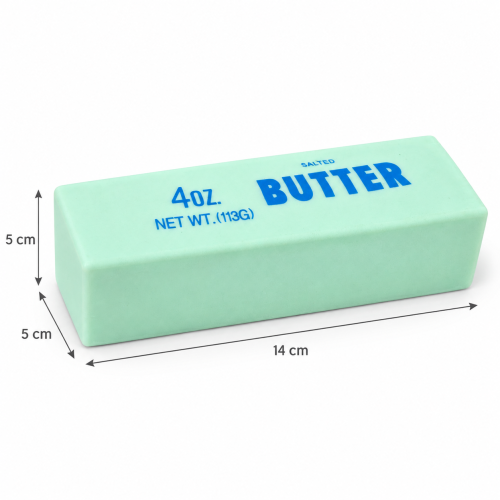 Gniotek Antystresowy Masło BUTTER Crunchy 14 cm Prezent na Dzień Chłopaka