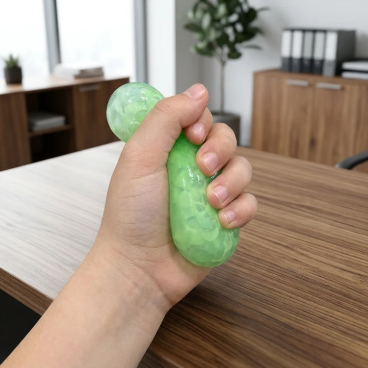 Gniotek Antystresowy Limonka Crunchy Squishy 7,5 cm Mięciutki do Ściskania