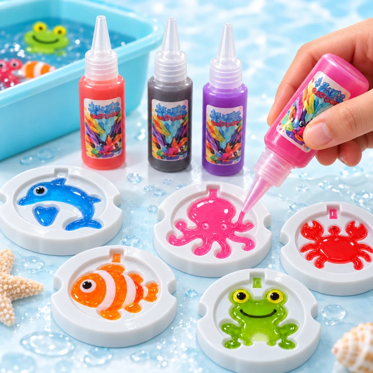 Magic Jelly Żele Wodne Klej 24w1 Zestaw Kreatywny Masa Plastyczna 3D DIY