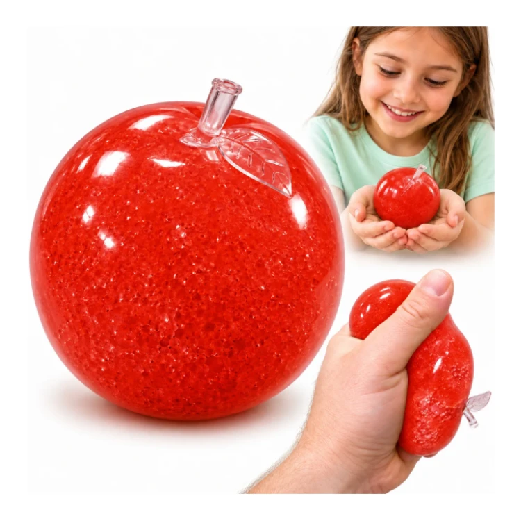 Gniotek JABŁKO SORBET czerwone