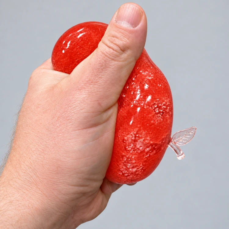 Gniotek JABŁKO SORBET czerwone
