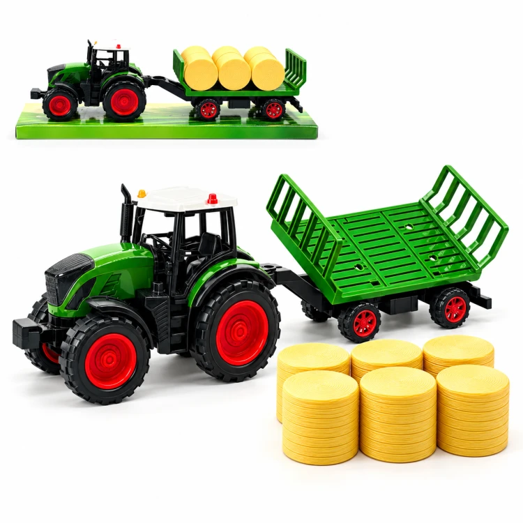 TRAKTOR Z PRZYCZEPĄ