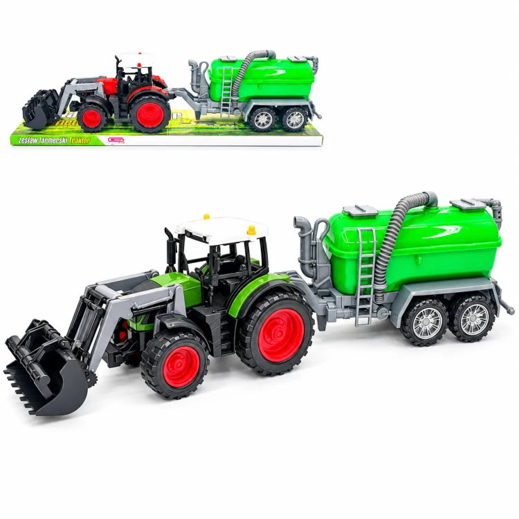 TRAKTOR Z MASZYNĄ ROLNICZĄ