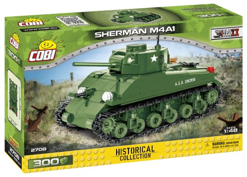 KLOCKI COBI 2708 Czołg Sherman M4A1 HC WWII 300 EL
