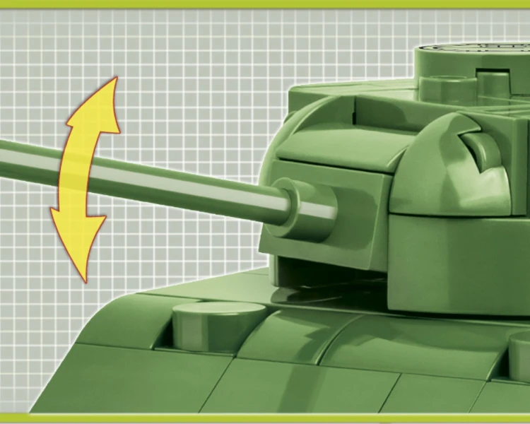 KLOCKI COBI 2708 Czołg Sherman M4A1 HC WWII 300 EL