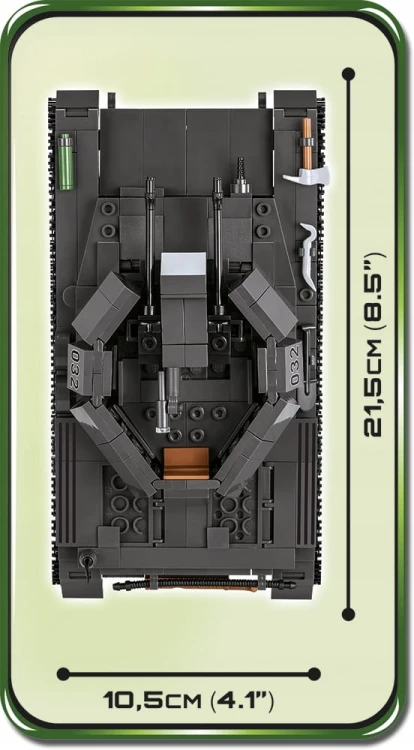 KLOCKI COBI 2548 Czołg Flakpanzer IV Wirbelwind HC WW2 590 EL