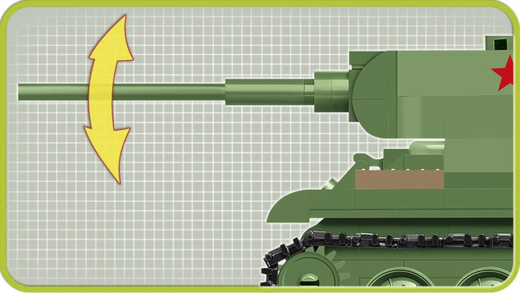 KLOCKI COBI 2702 Czołg Radziecki T-34-85 HC WW2 273 EL