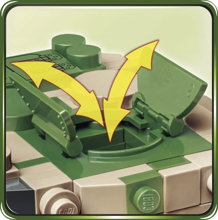 KLOCKI COBI 2544 Czołg Brytyjski TOG II HC WW2 1225 EL