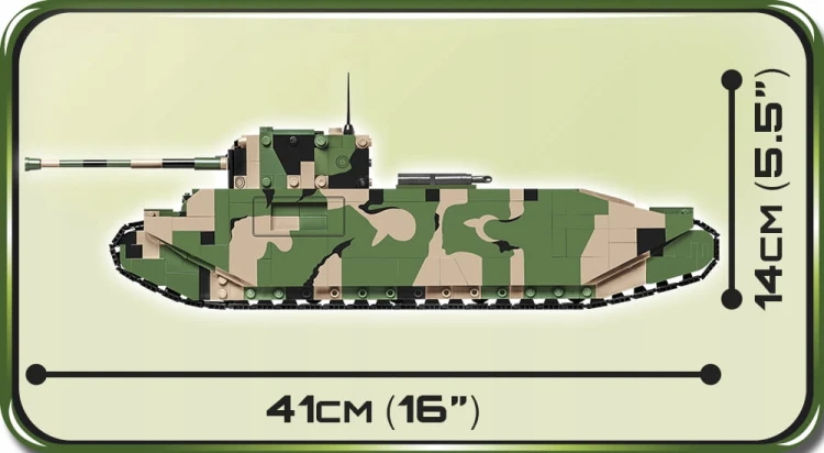 KLOCKI COBI 2544 Czołg Brytyjski TOG II HC WW2 1225 EL