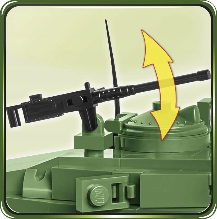 KLOCKI COBI 2543 Czołg M24 Chaffee HC WWII 590 EL