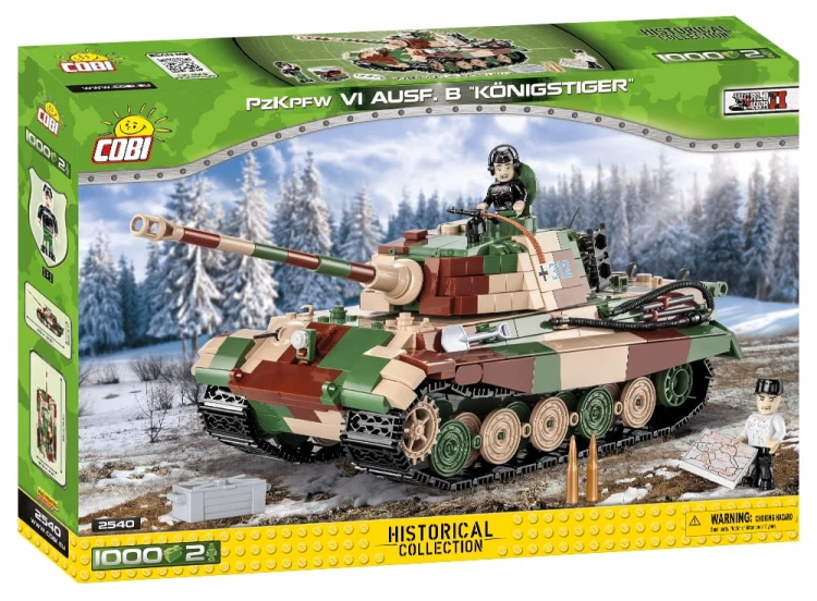 KLOCKI COBI 2540 Pzkpfw Vi Ausf B Konigstiger HC WW2 1000 EL