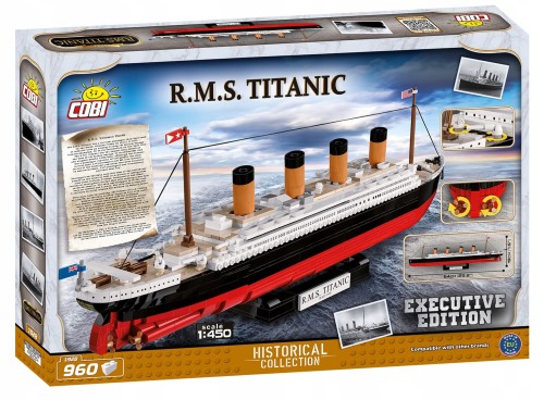 KLOCKI COBI 1928 Okręt RMS Titanic 1:450 960 EL. "EE"