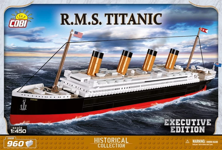 KLOCKI COBI 1928 Okręt RMS Titanic 1:450 960 EL. "EE"