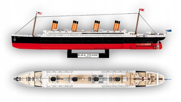KLOCKI COBI 1928 Okręt RMS Titanic 1:450 960 EL. "EE"