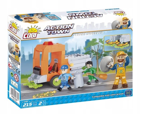 KLOCKI COBI 1784 Zamiatarka Action Town 215 El.