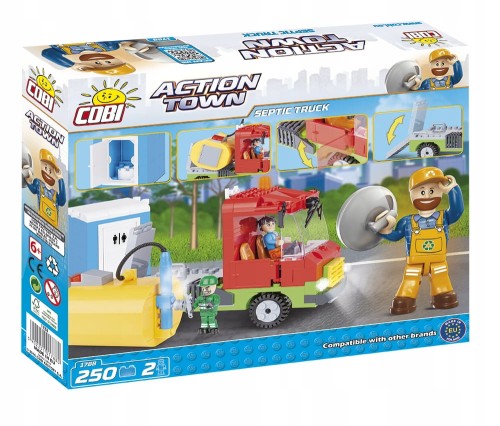 KLOCKI COBI 1788 Szambiarka Action Town 250 El.