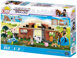 KLOCKI COBI 1875 Na wiejskiej farmie Action Town 310 EL.