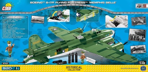 KLOCKI COBI 5707 Samolot Boeing B-17F HC WWII 920 EL.