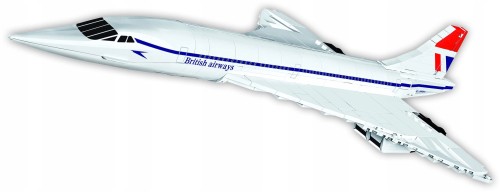KLOCKI COBI 1917 Samolot Concorde G-BBDG HC 455 EL.