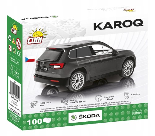 KLOCKI COBI 24579 Samochód Skoda Karoq 100 El.