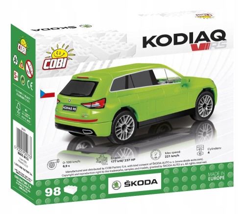 KLOCKI COBI 24573 Samochód Skoda Kodiaq RS 98 98 El.