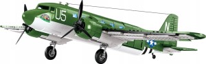 KLOCKI COBI 5701 Samolot Douglas C-47 Skytrain Dakota HC WWII 550 EL.