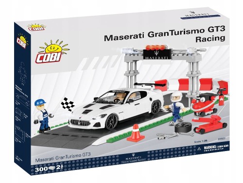 KLOCKI COBI 24567 Maserati GranTurismo GT3 Racing 300 EL.