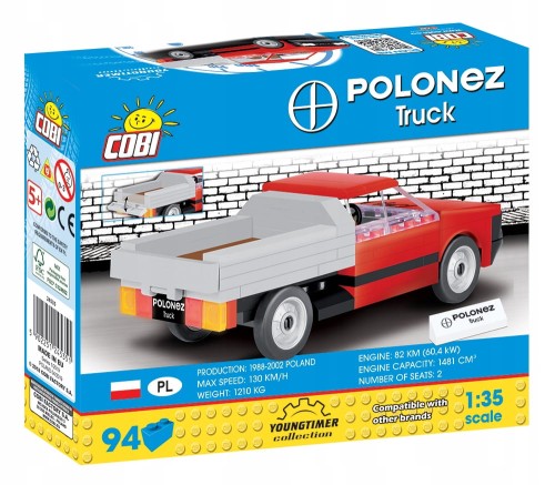 KLOCKI COBI 24535 Samochód Polonez Truck Youngtimer 94 El.